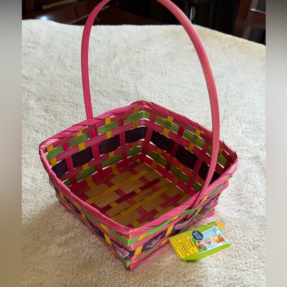 Build A Bear Workshop 2010 Bamboo Easter Basket